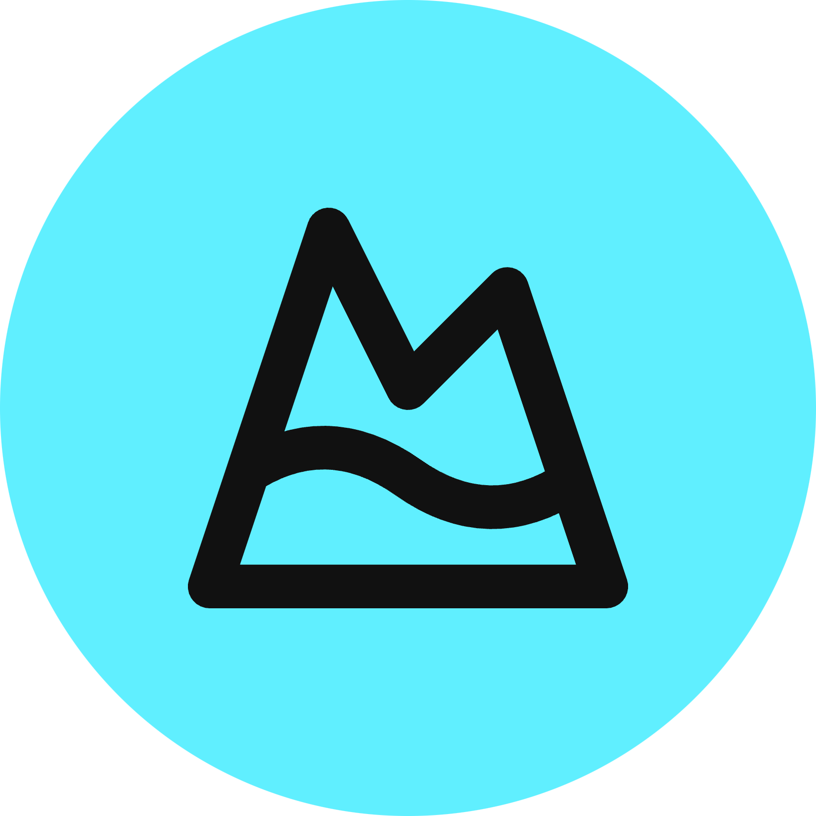 Mountain Snow icon for Clothing logo