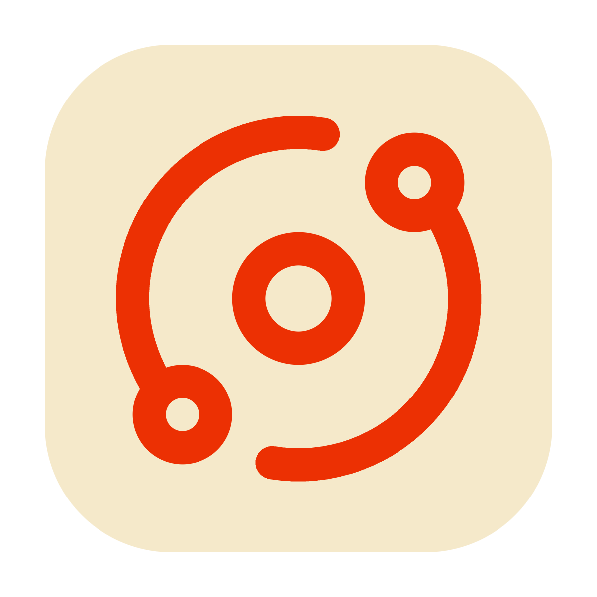 Orbit icon for Mobile App logo