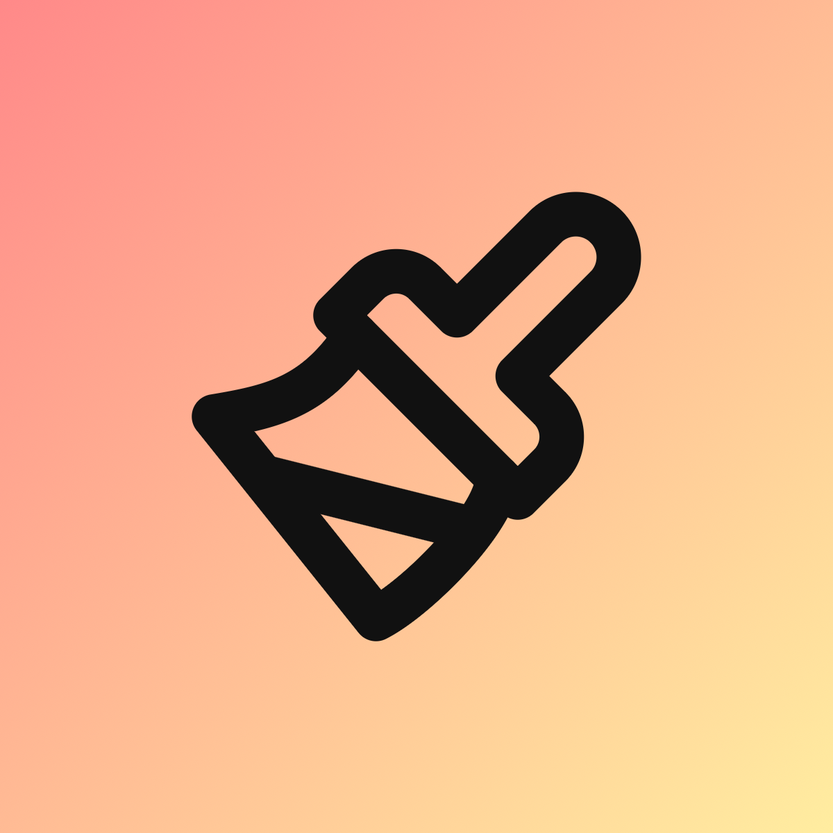 Paintbrush icon for SaaS logo