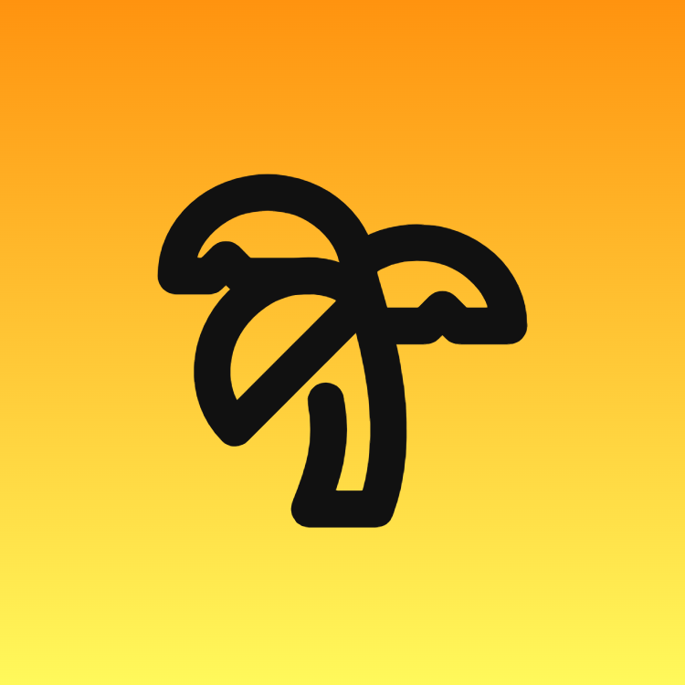 Palmtree icon for SaaS logo