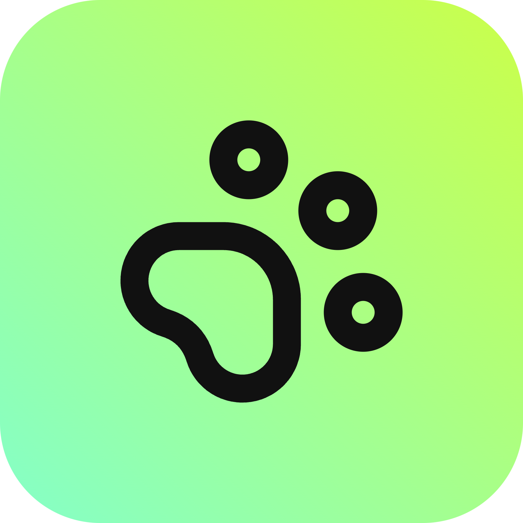 Paw Print icon for Game logo