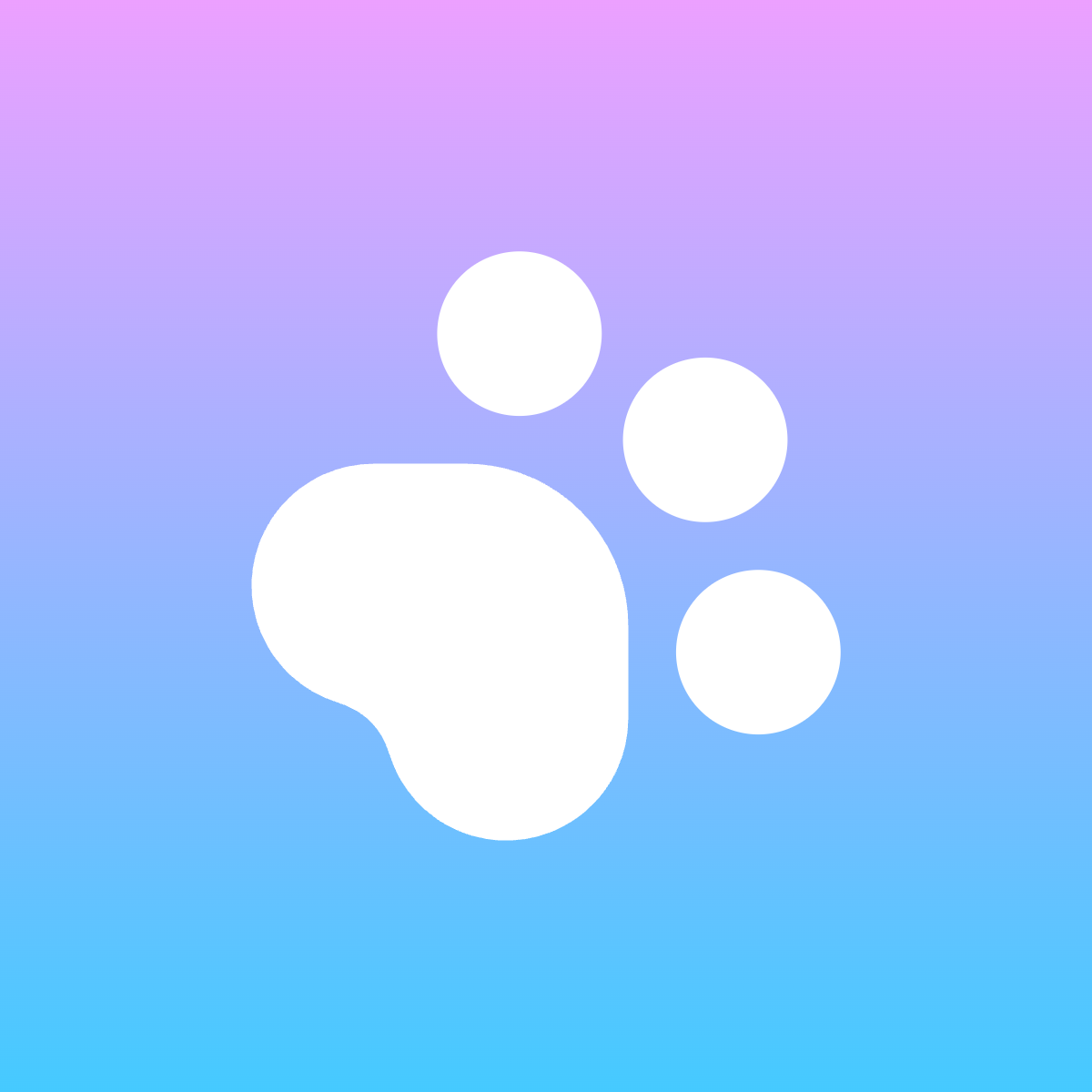 Paw Print icon for Photography logo