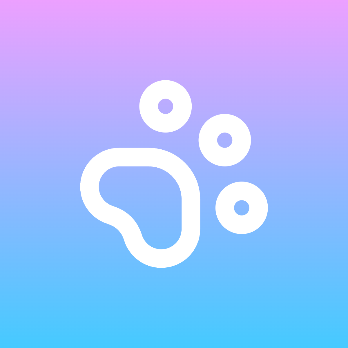 Paw Print icon for SaaS logo