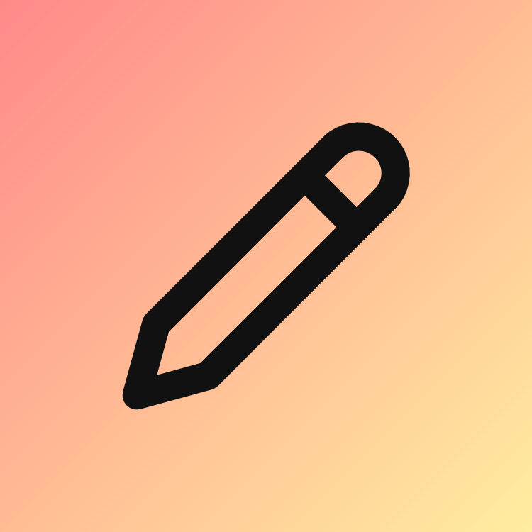 Pencil icon for Online Course logo