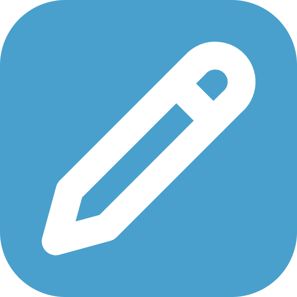 Pencil icon for Mobile App logo