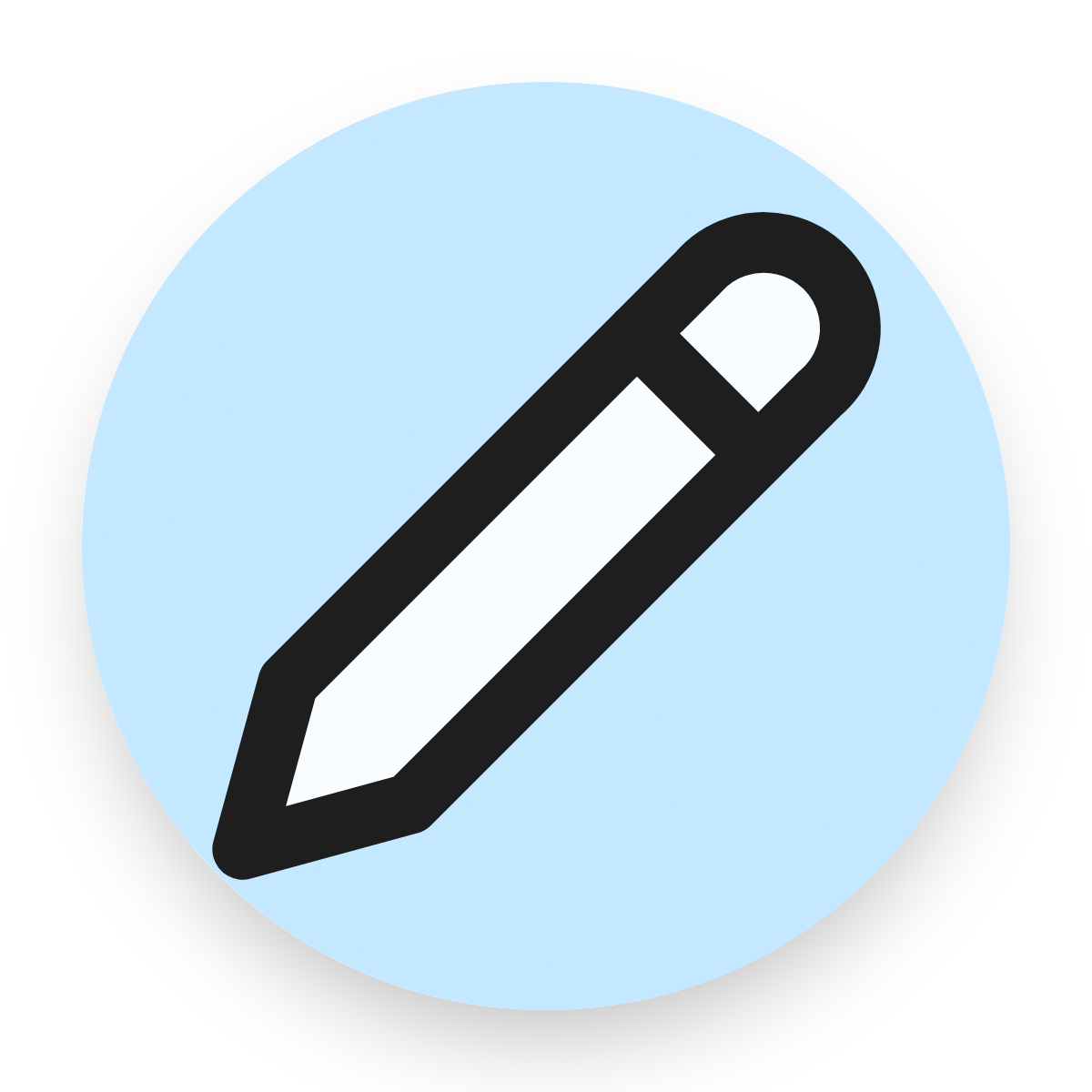 Pencil icon for SaaS logo