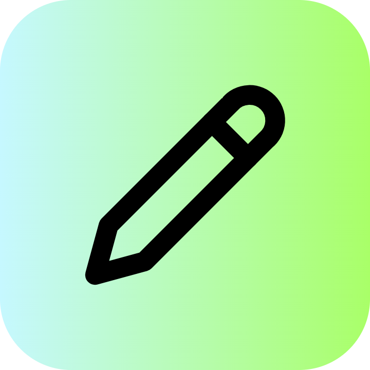 Pencil icon for Mobile App logo