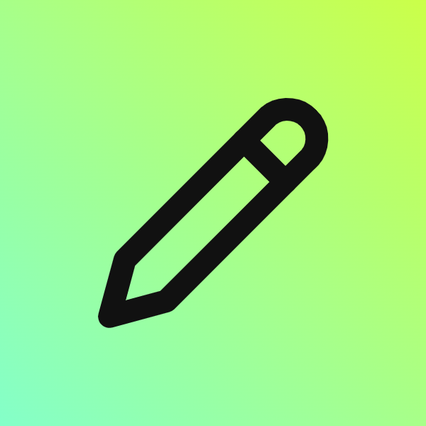 Pencil icon for SaaS logo