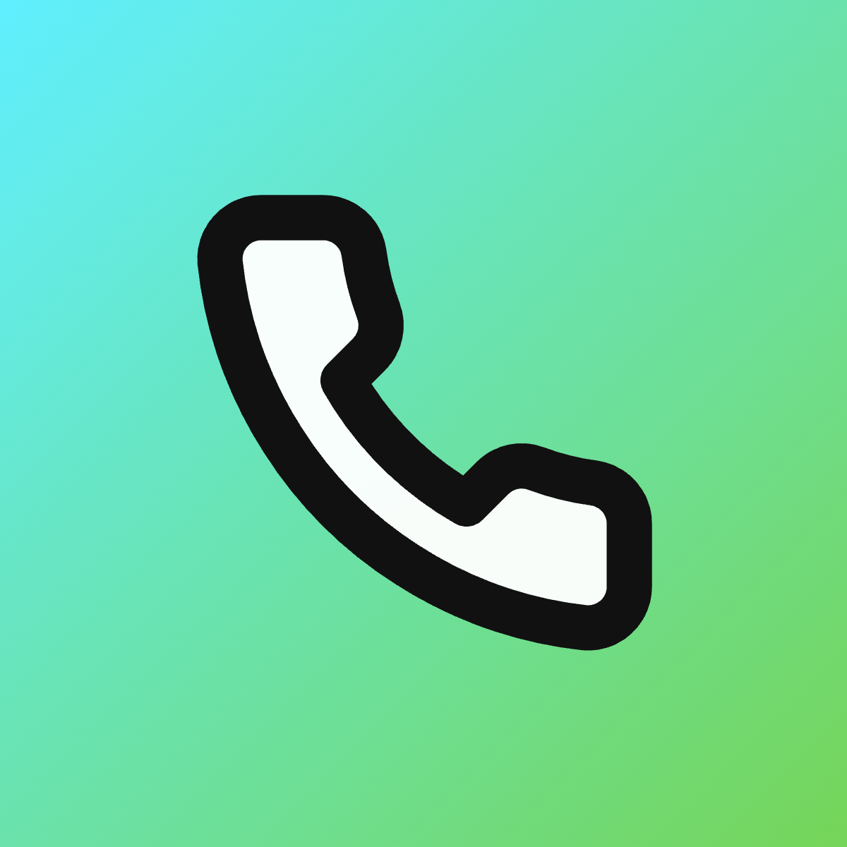 Phone icon for SaaS logo