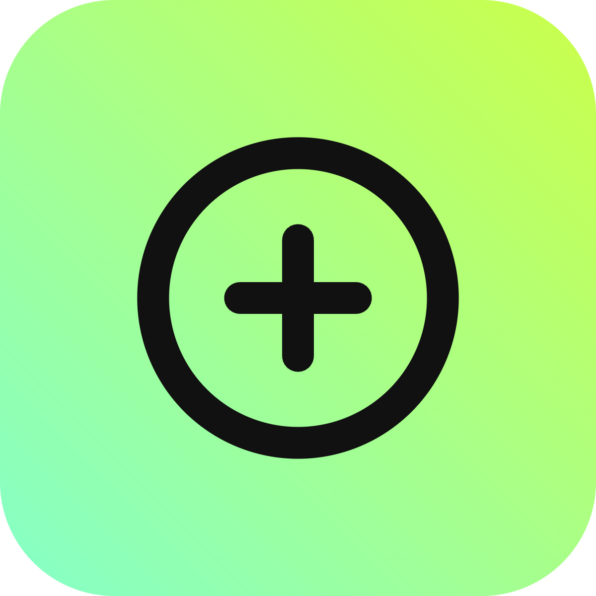 Plus Circle icon for SaaS logo