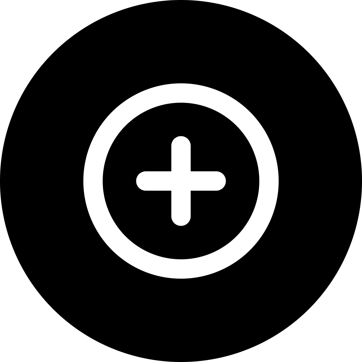 Plus Circle icon for SaaS logo