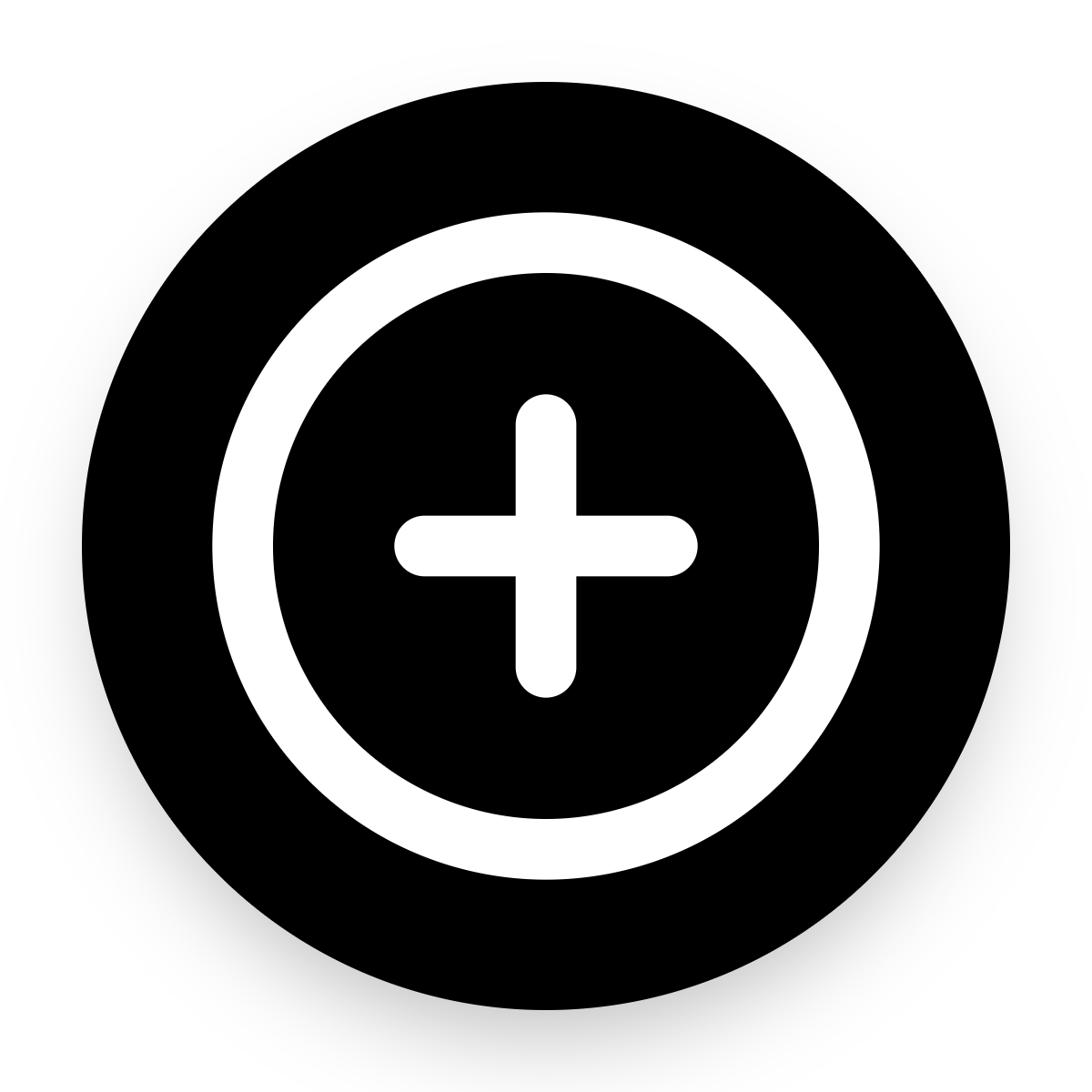 Plus Circle icon for SaaS logo