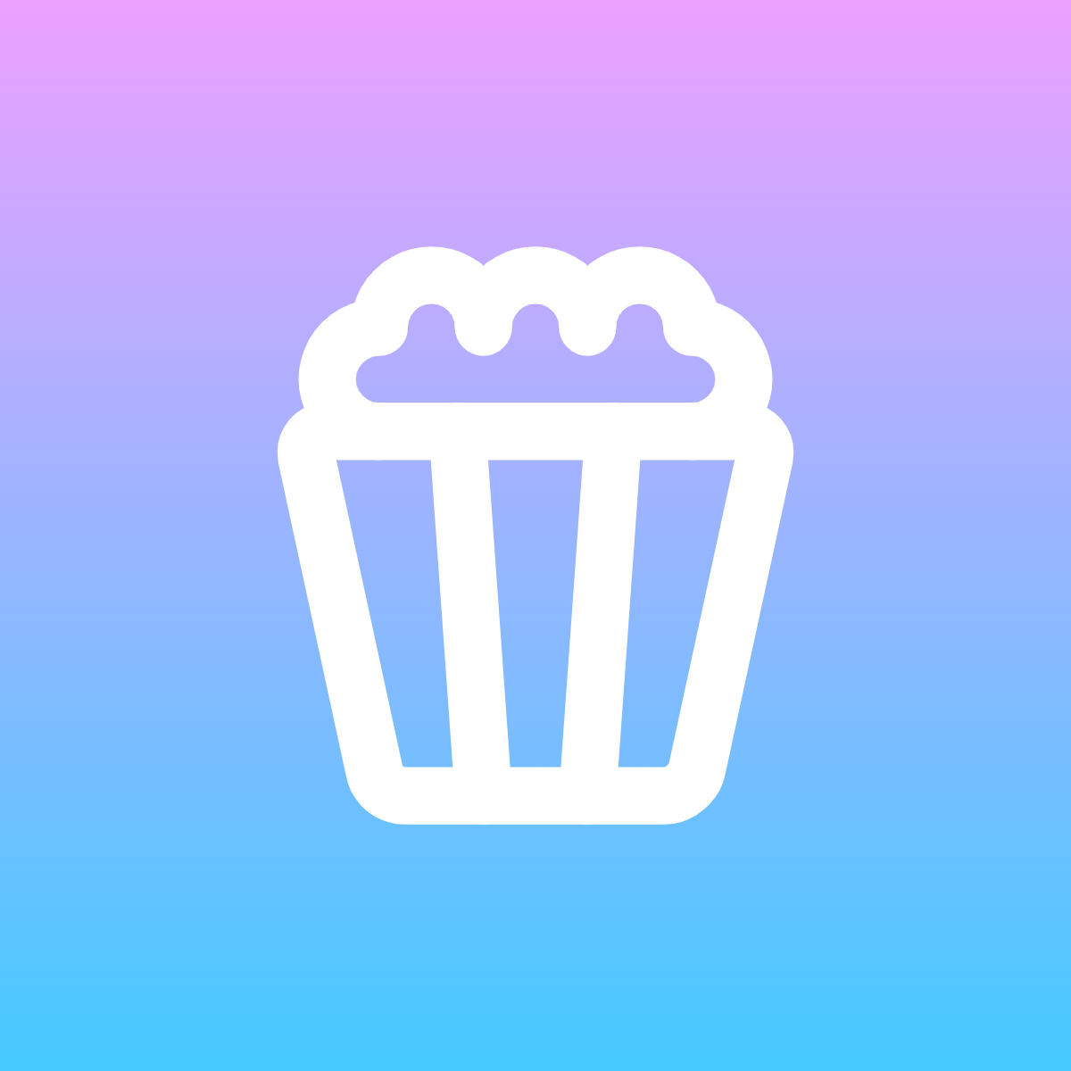 Popcorn icon for Website logo