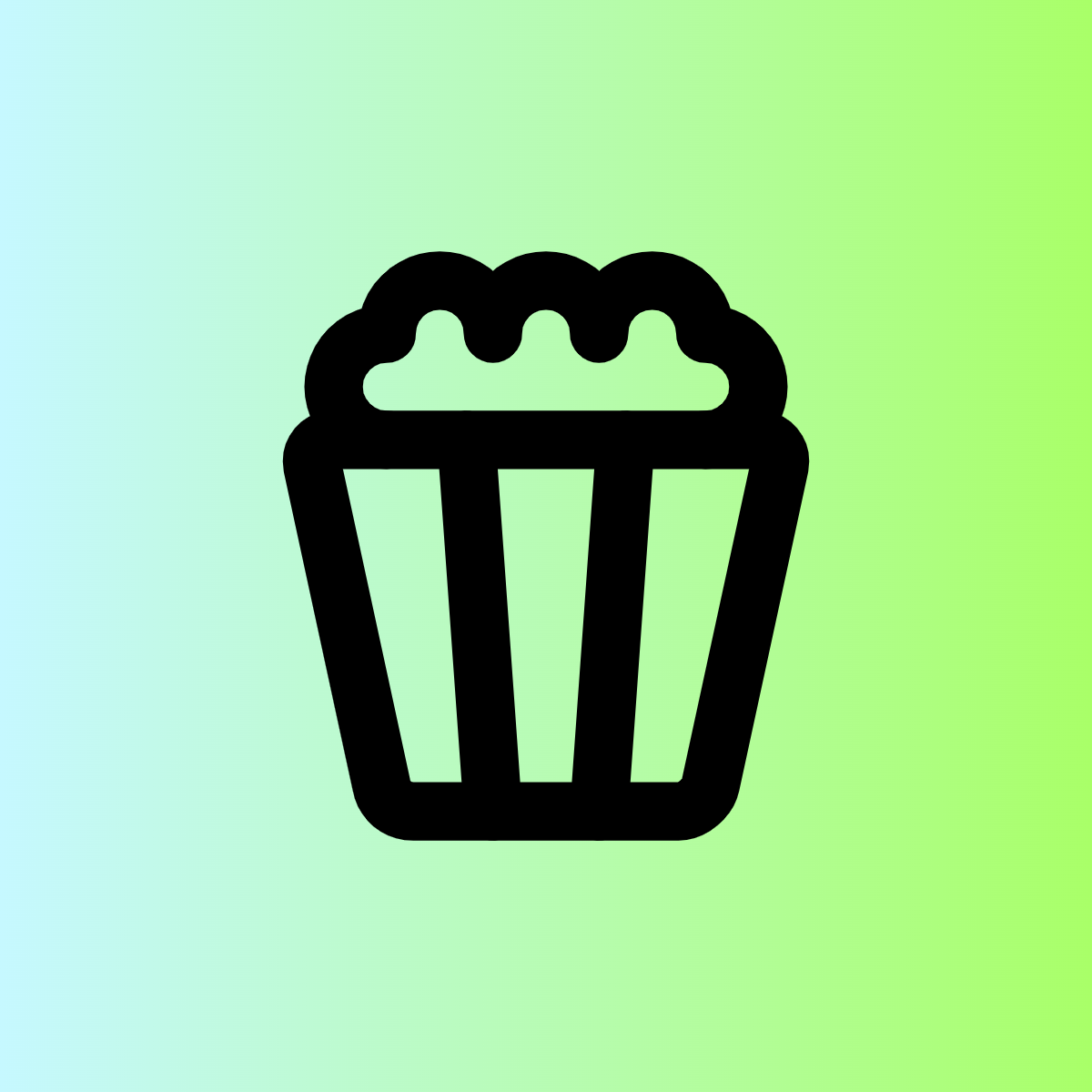 Popcorn icon for SaaS logo