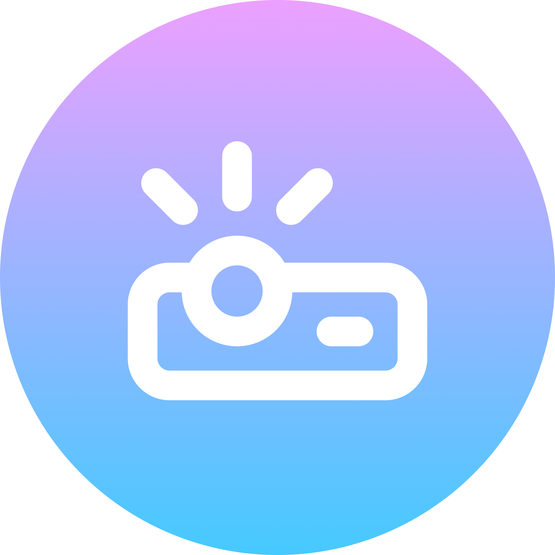 Projector icon for SaaS logo