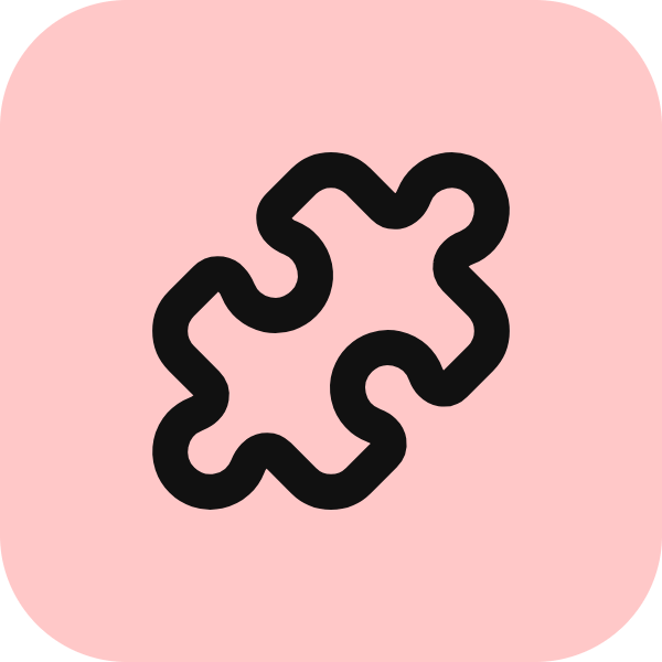 Puzzle icon for SaaS logo