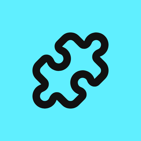 Puzzle icon for SaaS logo