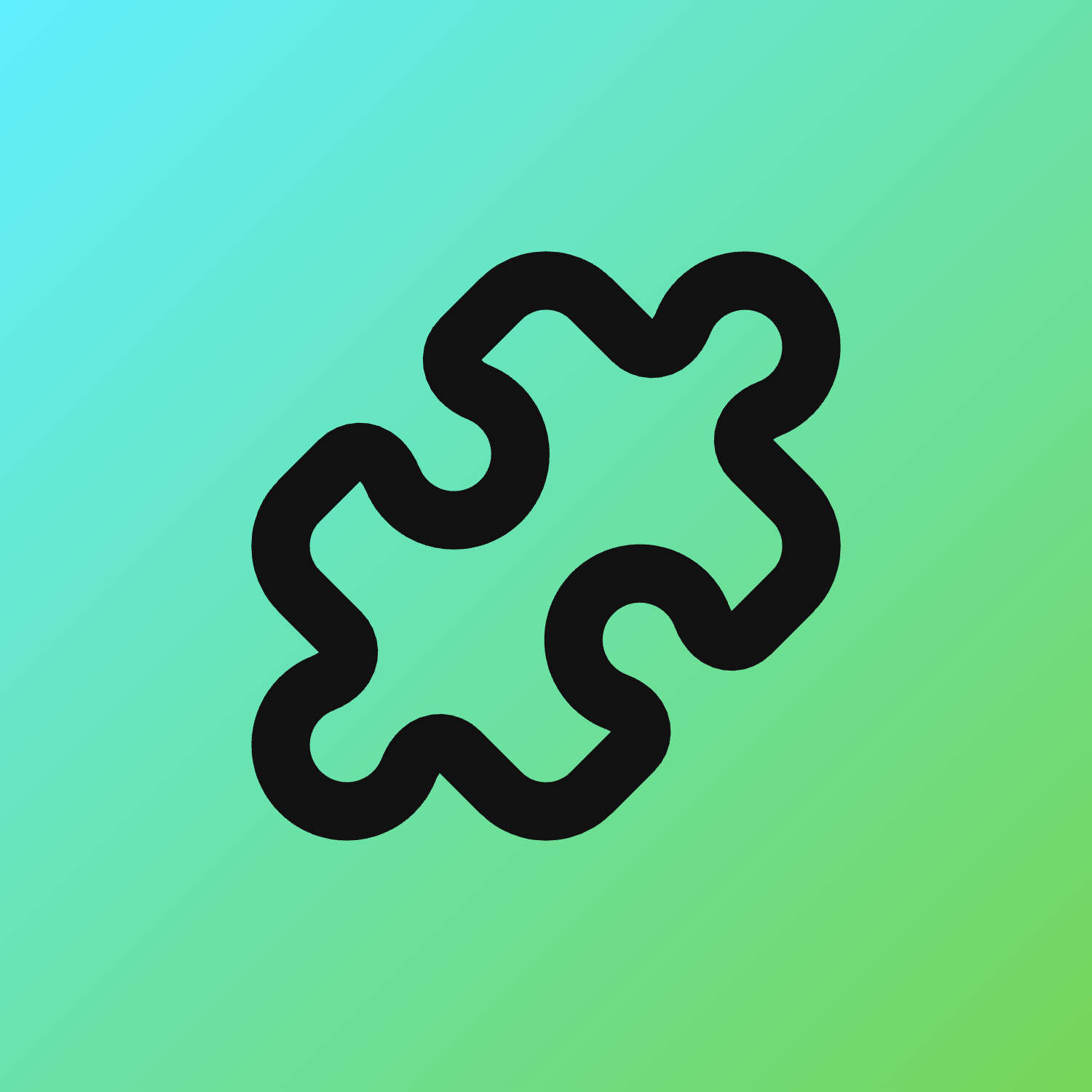 Puzzle icon for Game logo