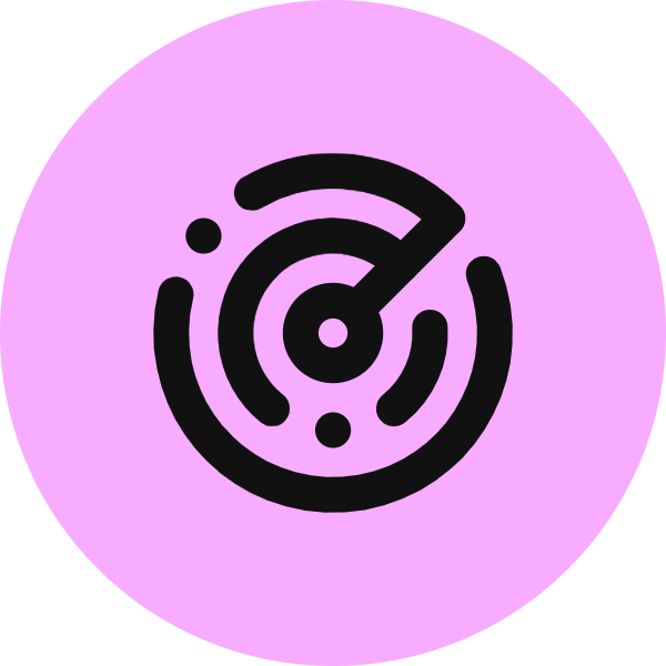 Radar icon for Mobile App logo