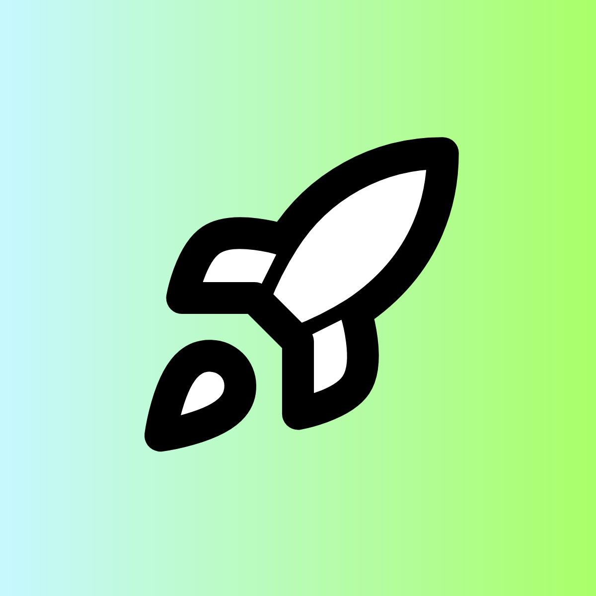 Rocket icon for SaaS logo