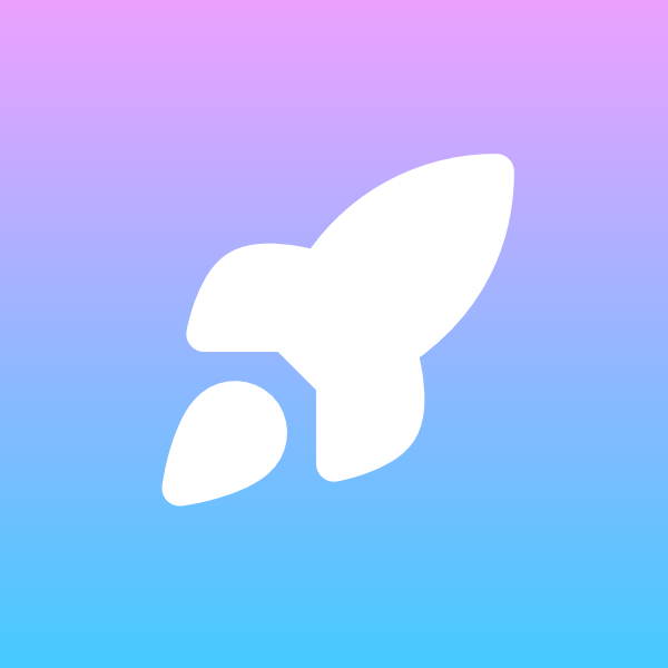 Rocket icon for SaaS logo