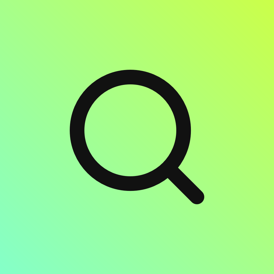 Search icon for Website logo