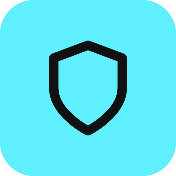 Shield icon for SaaS logo