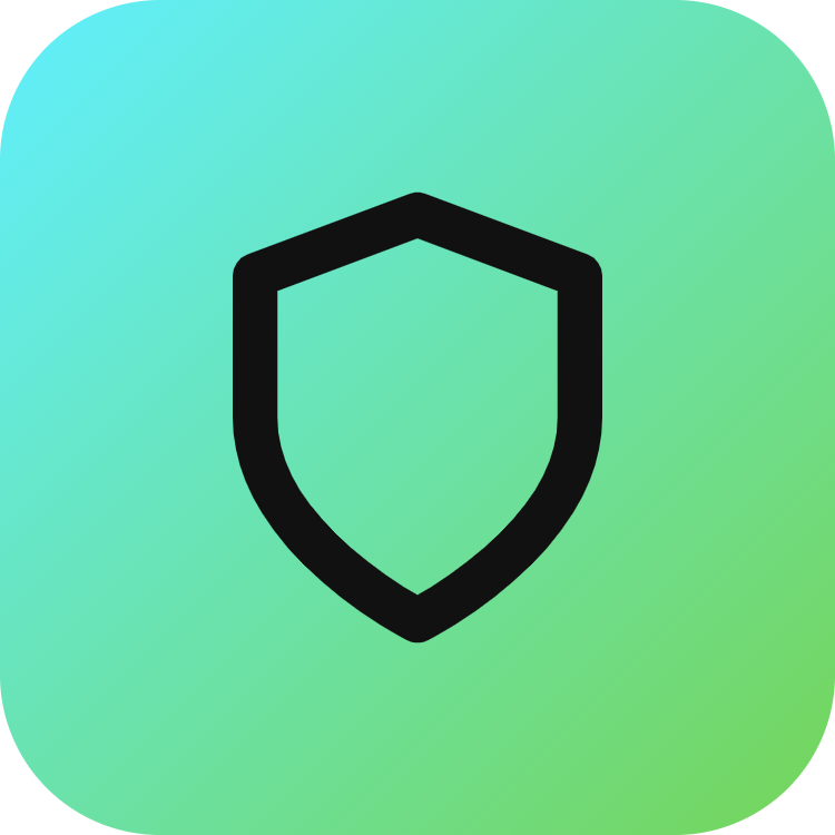 Shield icon for SaaS logo