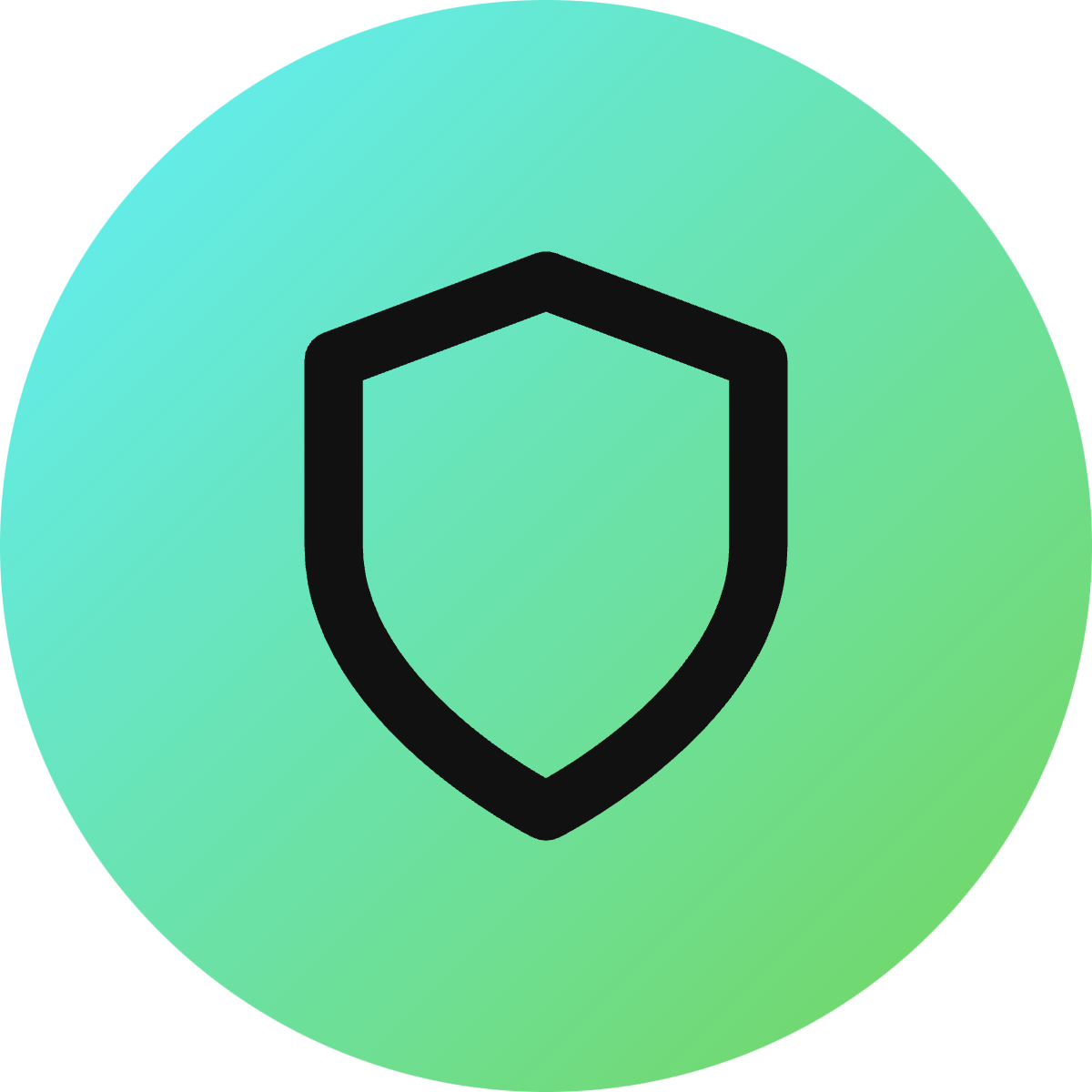 Shield icon for SaaS logo