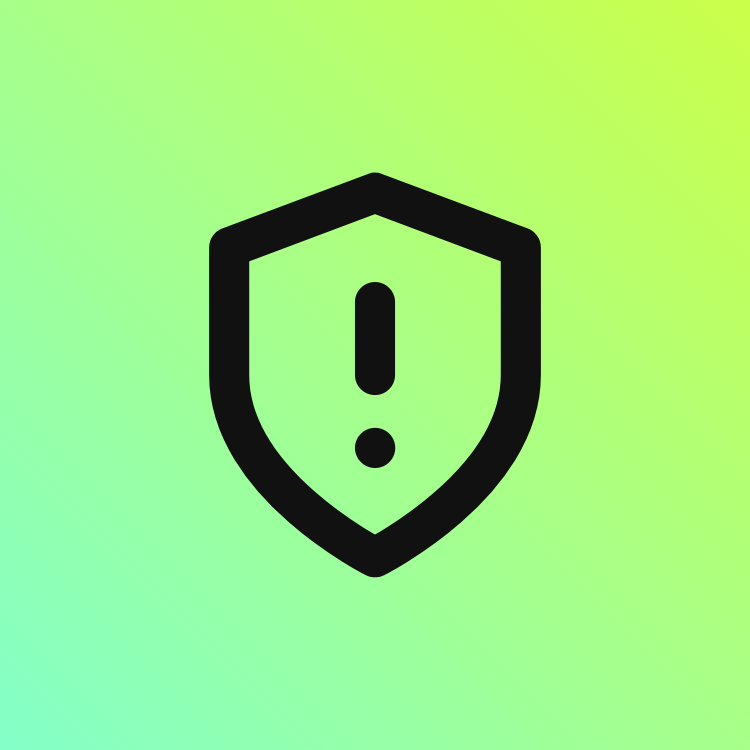 Shield Alert icon for Tattoo Parlor logo