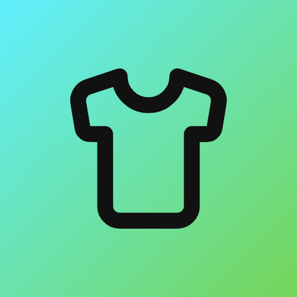 Shirt icon for Clothing logo