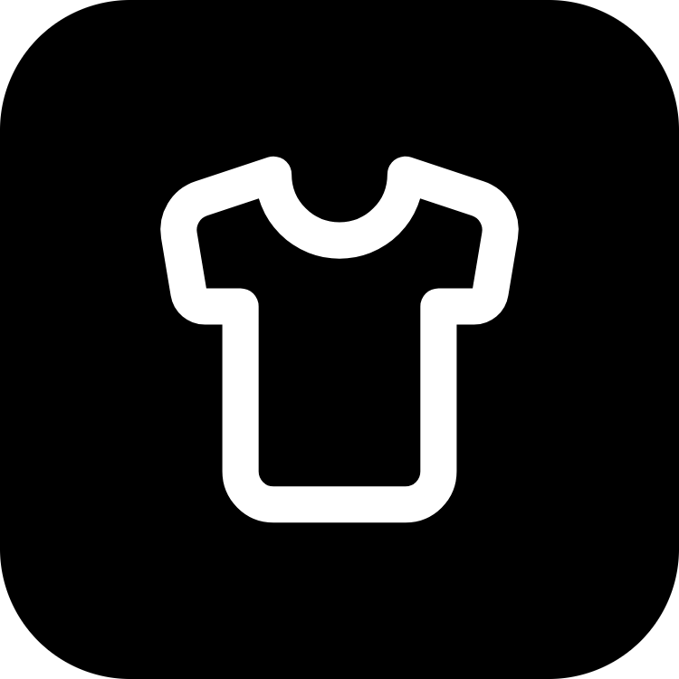 Shirt icon for Clothing logo