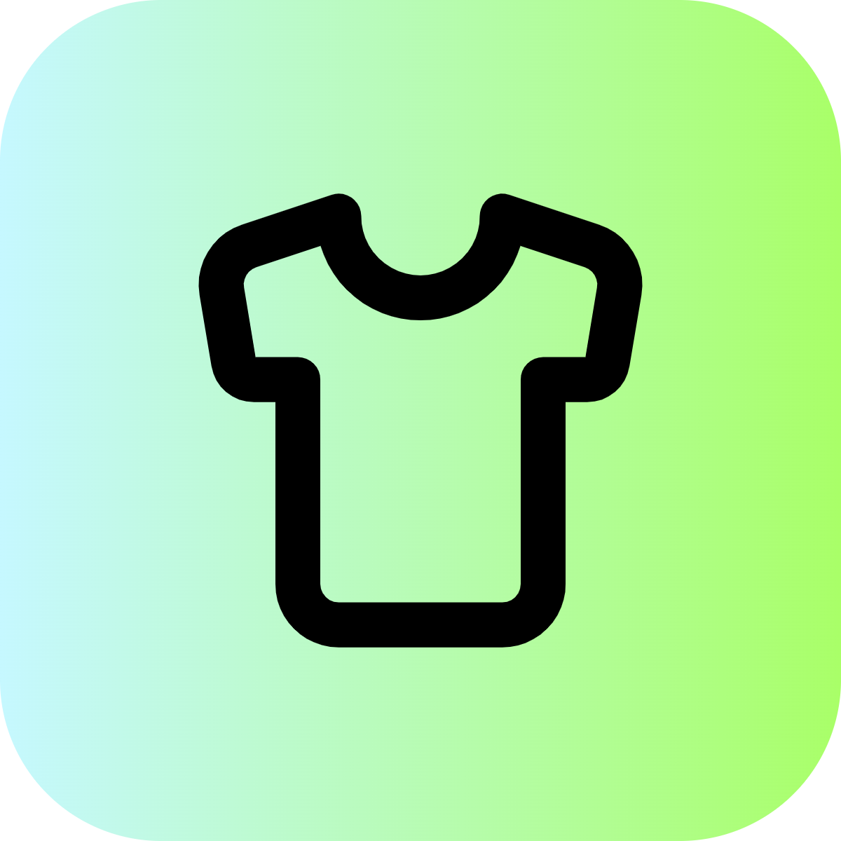 Shirt icon for Clothing logo