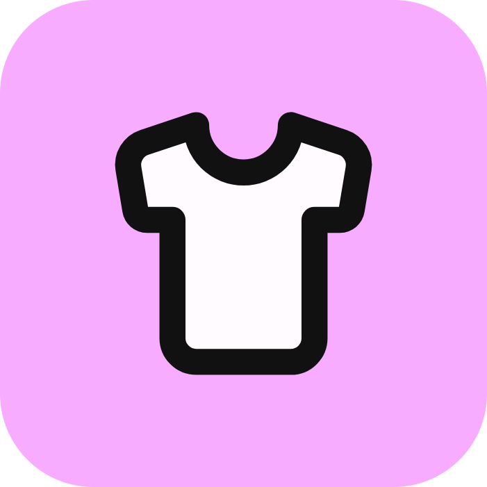 Shirt icon for Ecommerce logo