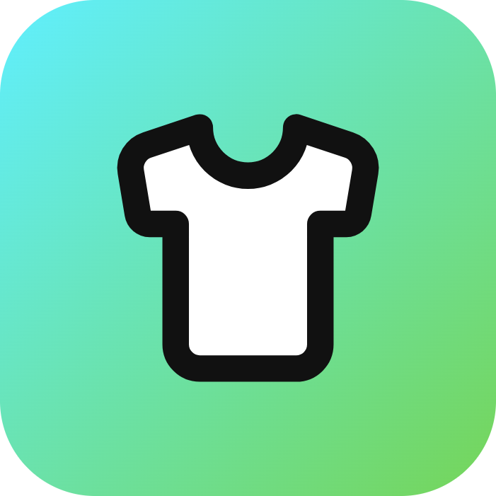 Shirt icon for Clothing logo