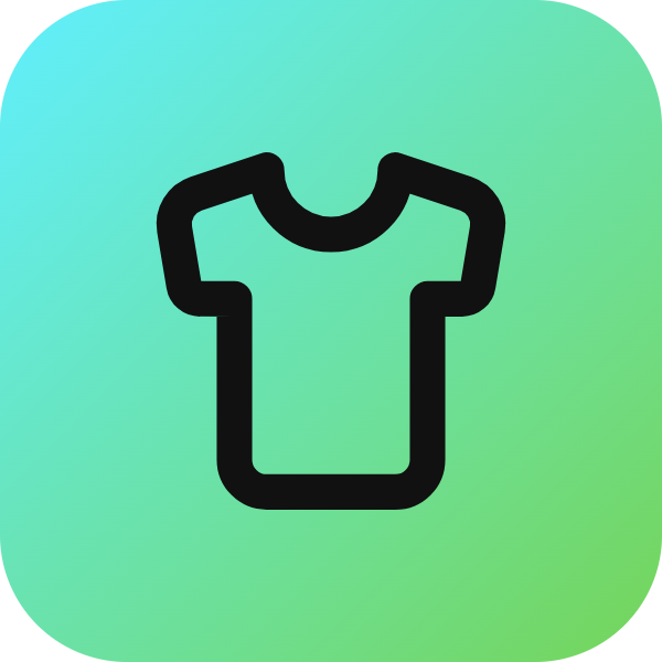 Shirt icon for Clothing logo