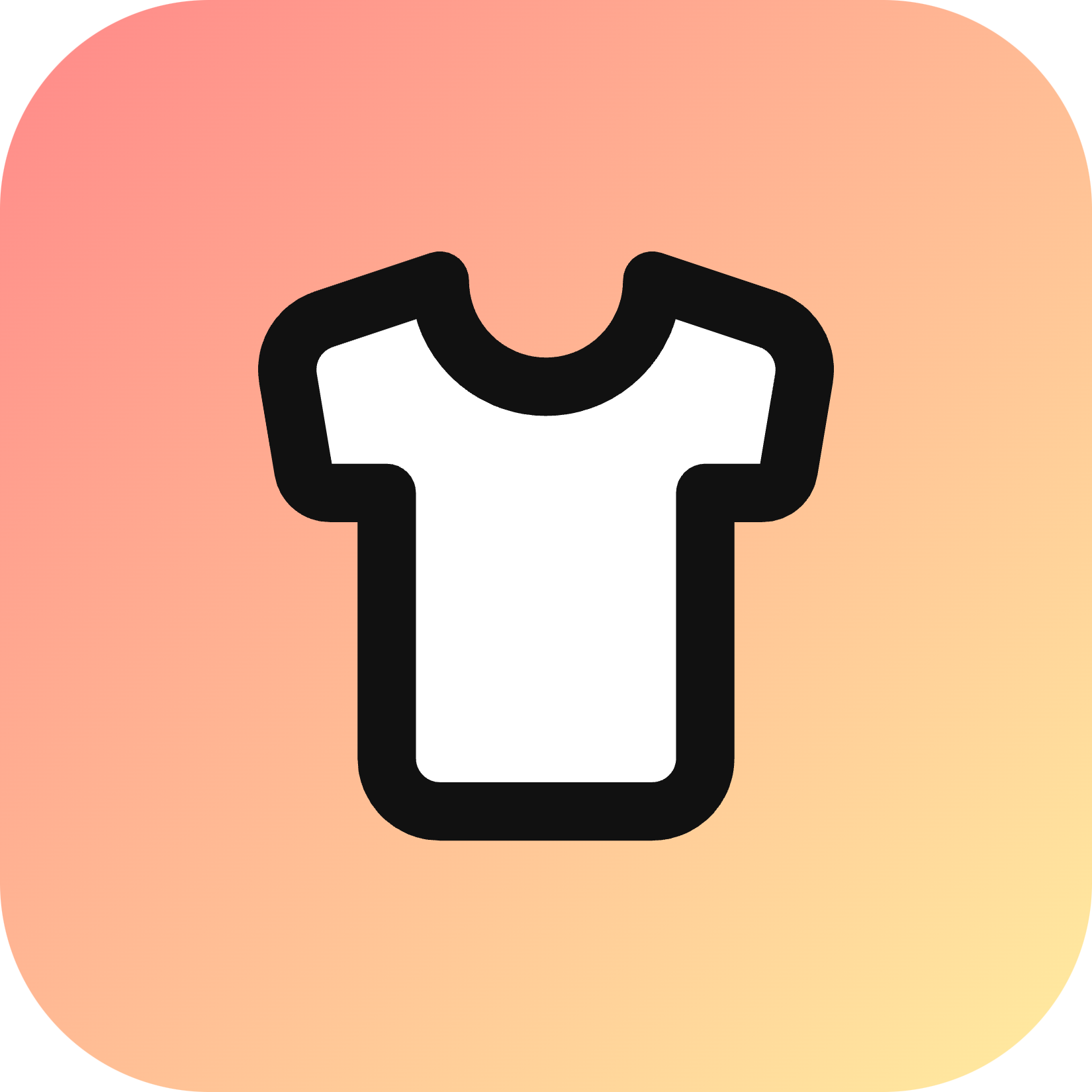 Shirt icon for Clothing logo