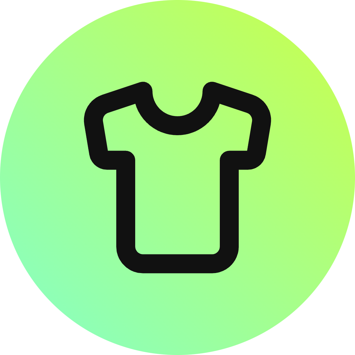 Shirt icon for Clothing logo