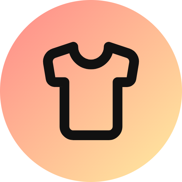 Shirt icon for Clothing logo