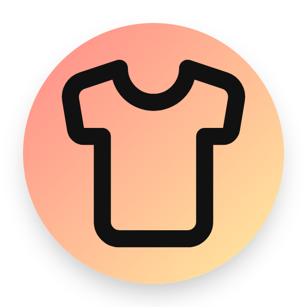 Shirt icon for Ecommerce logo