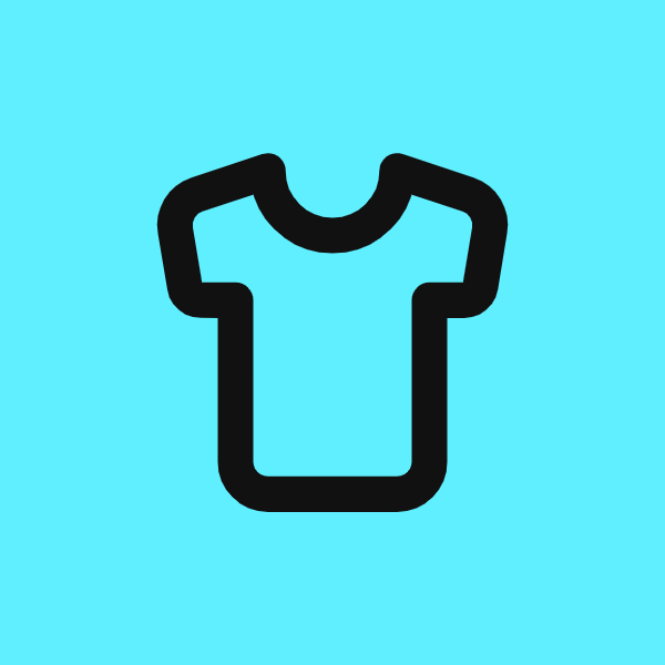 Shirt icon for Clothing logo