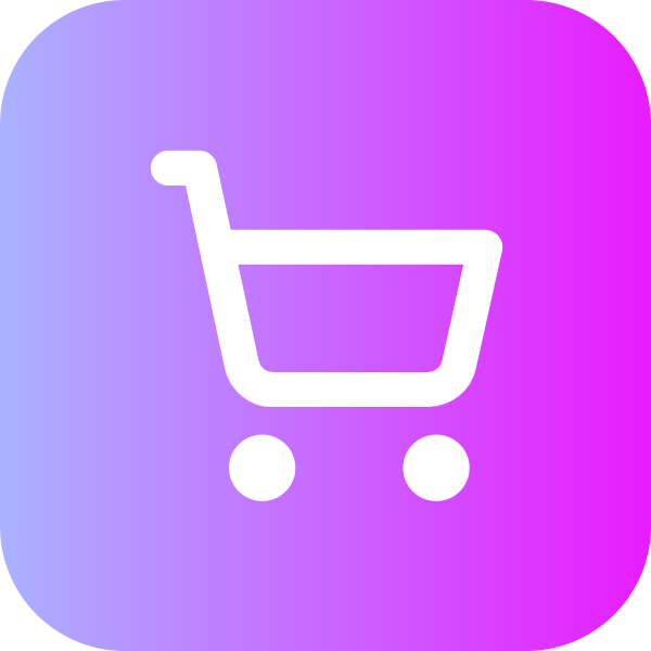 Shopping Cart icon for Barber Shop logo