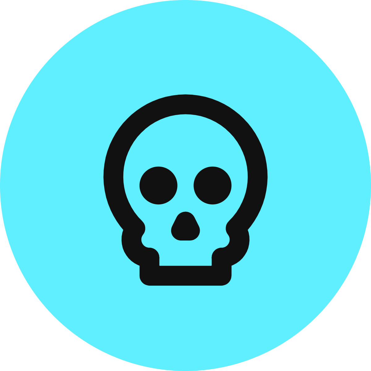 Skull icon for SaaS logo