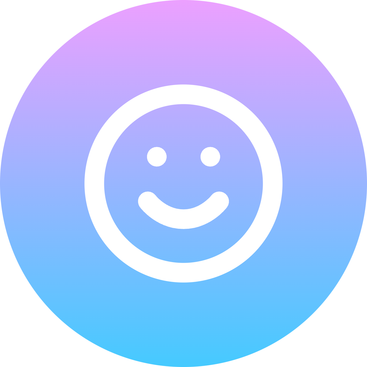 Smile icon for Mobile App logo