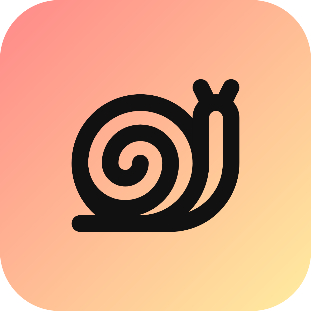 Snail icon for Restaurant logo