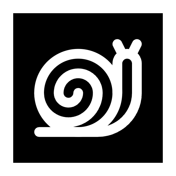 Snail icon for SaaS logo