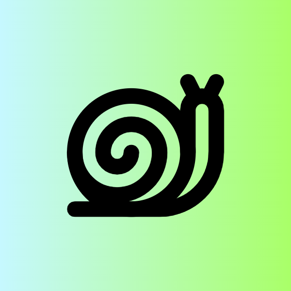 Snail icon for Blog logo