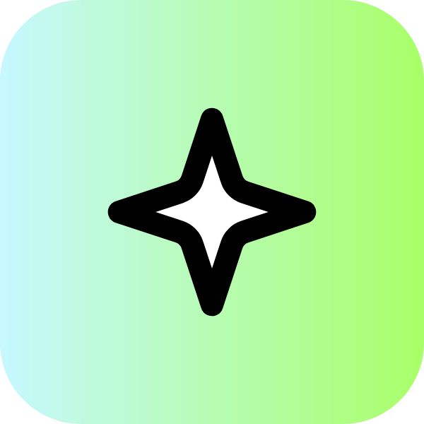 Sparkle icon for Ecommerce logo