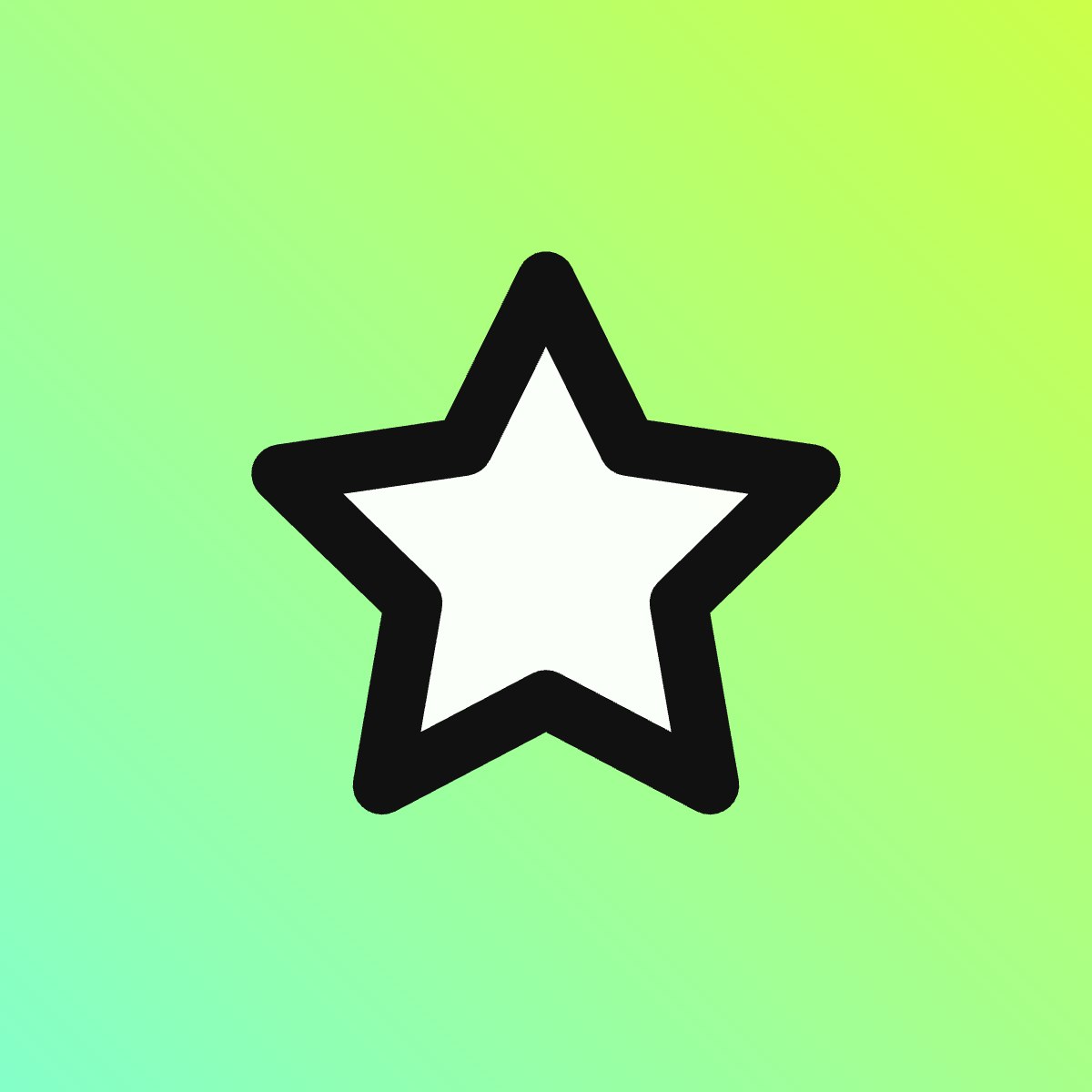 Star icon for Mobile App logo