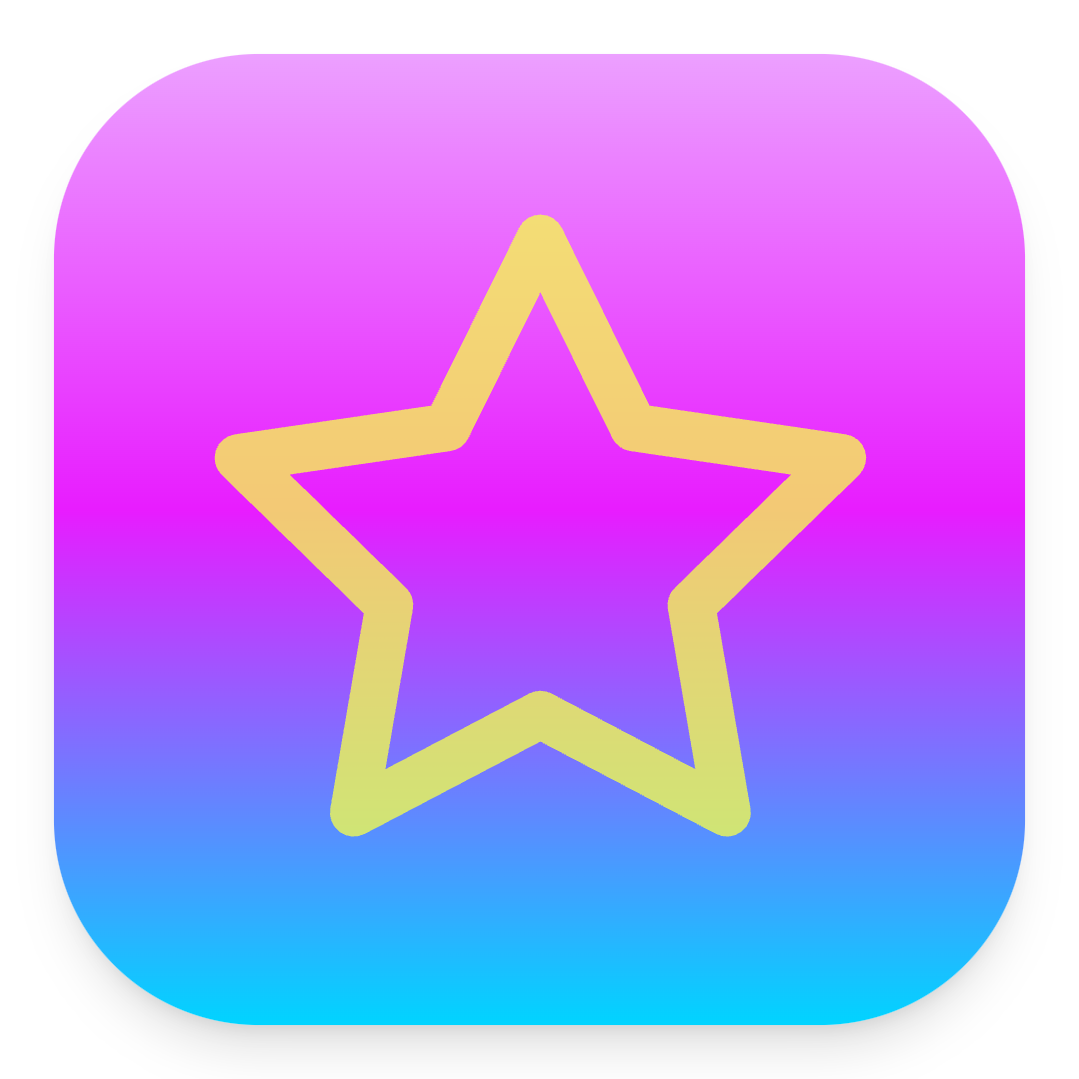 Star icon for SaaS logo